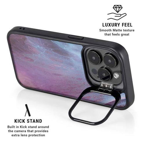 Space Marble iPhone 14 Pro Kickstand Case